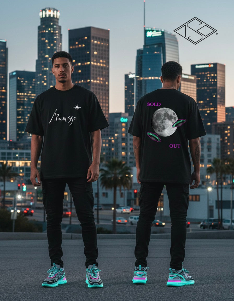 tshirt UFO SU LUNA II