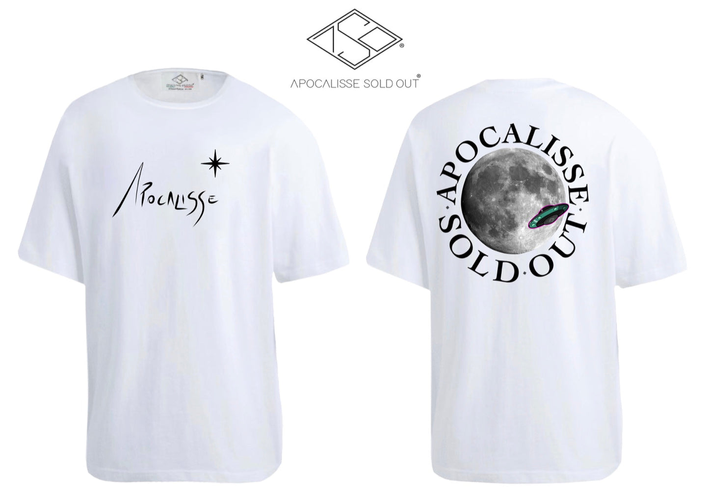tshirt UFO SU LUNA I