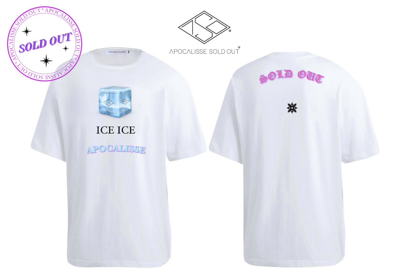 tshirt Apocalisse ICE ICE by ApocalisseSoldOut® Fashion Brand