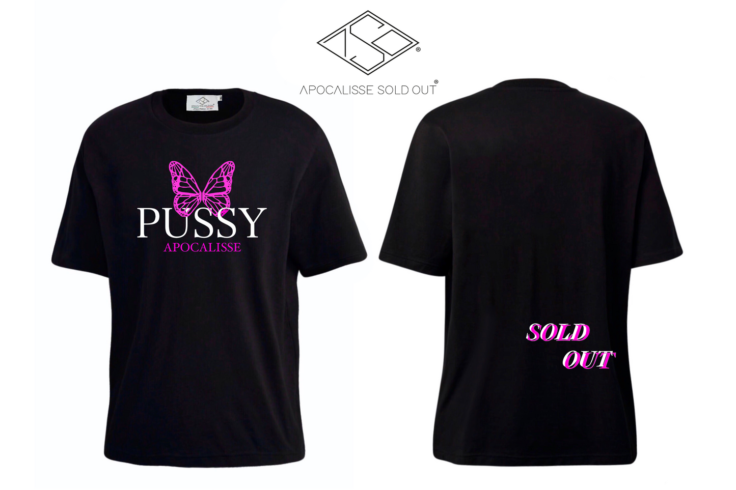 tshirt Pu$$y BUTTERFLY