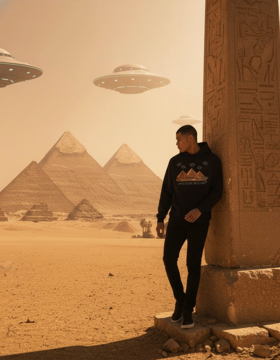 felpa UFO SU PIRAMIDE