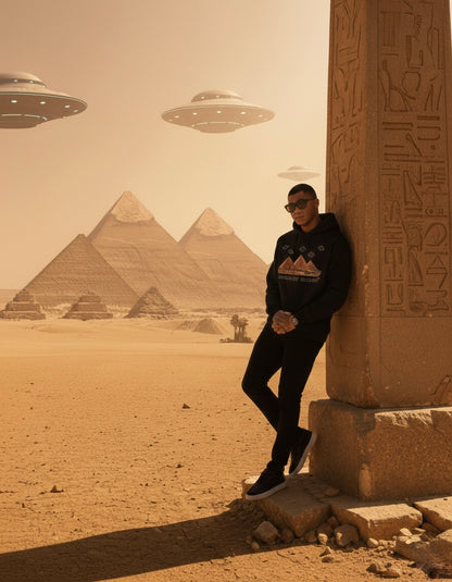 felpa UFO SU PIRAMIDE