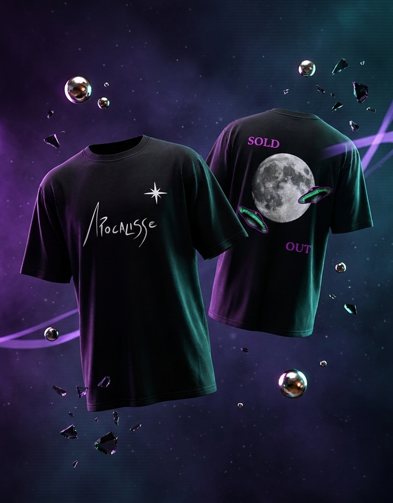 tshirt UFO SU LUNA II