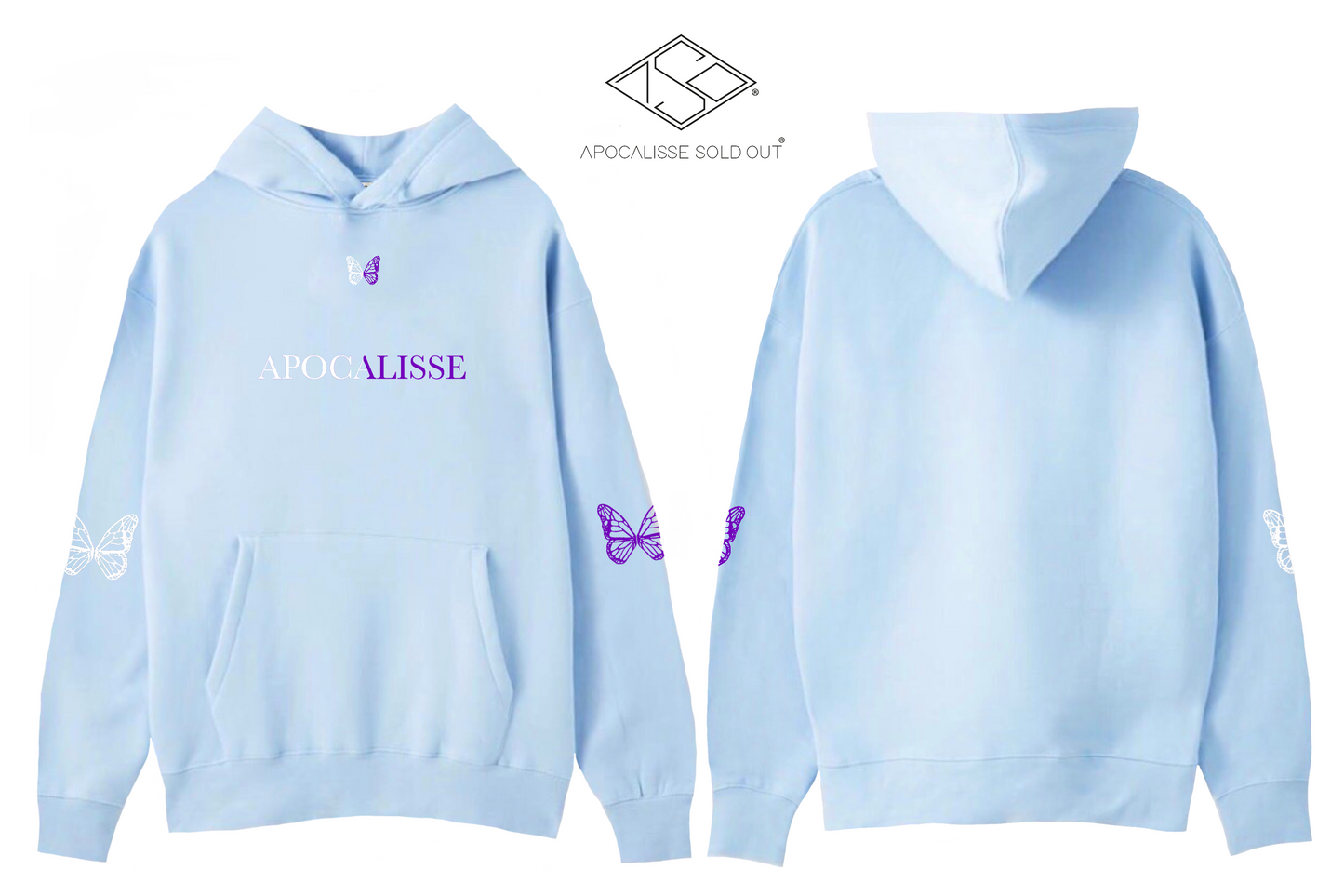 HALF BUTTERFLY hoodie